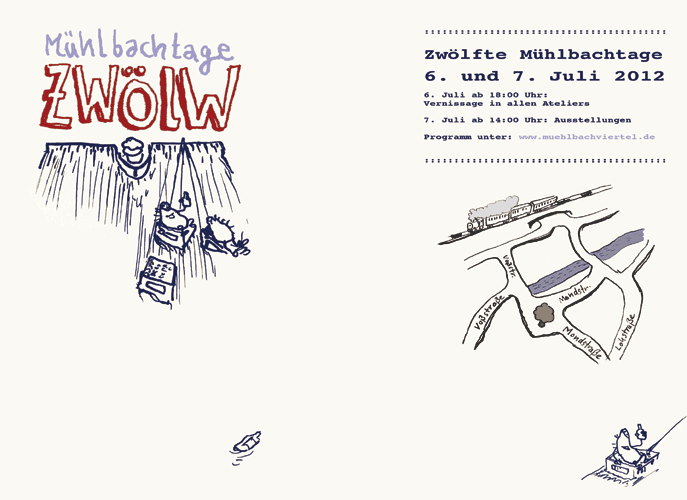 Flyer der Mühlbachtage 2012