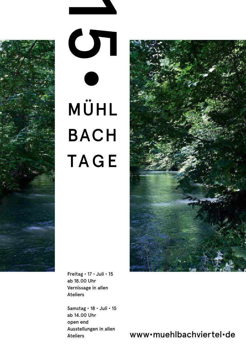Flyer der Mühlbachtage 2015