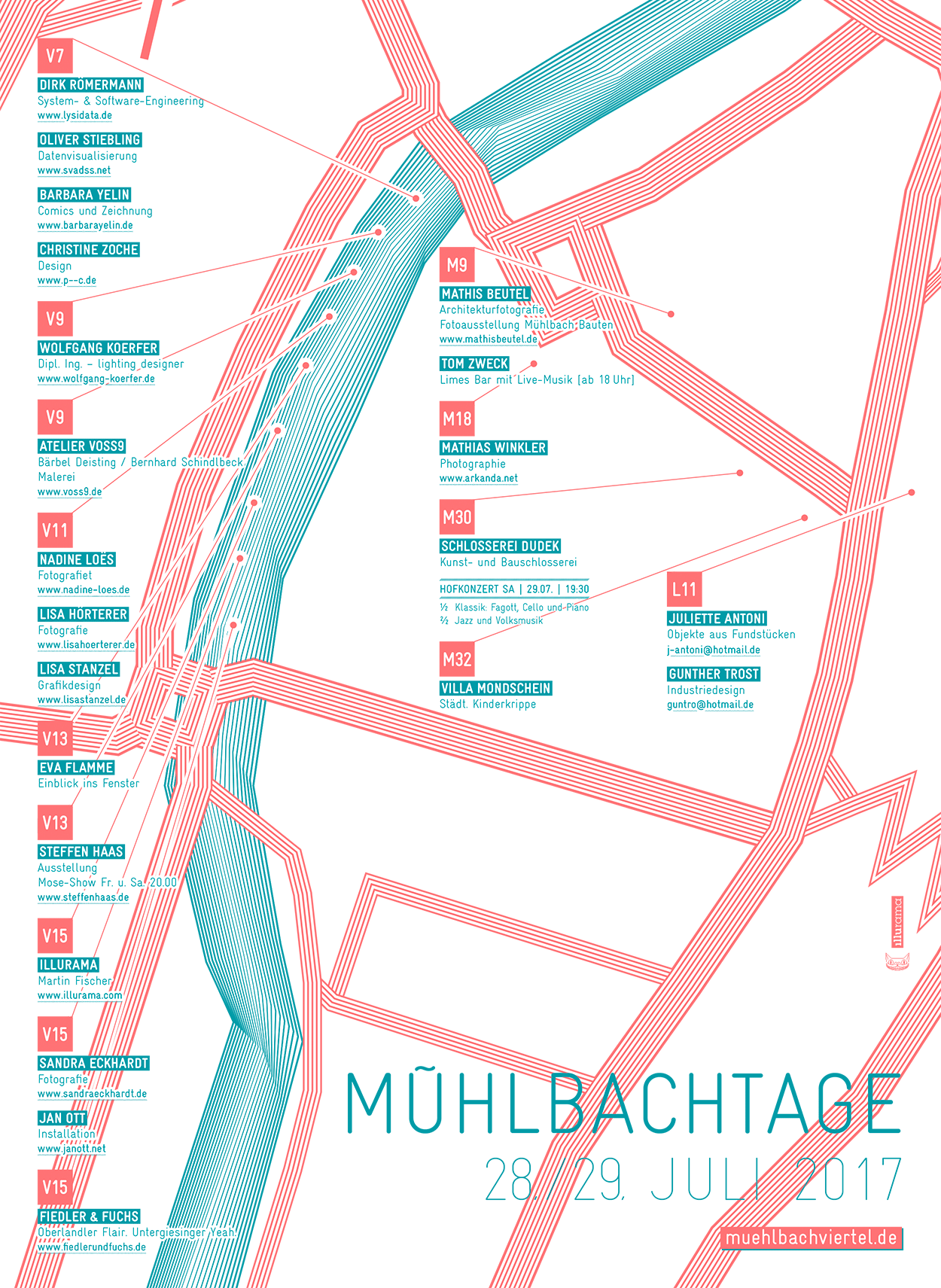 Flyer der Mühlbachtage 2017