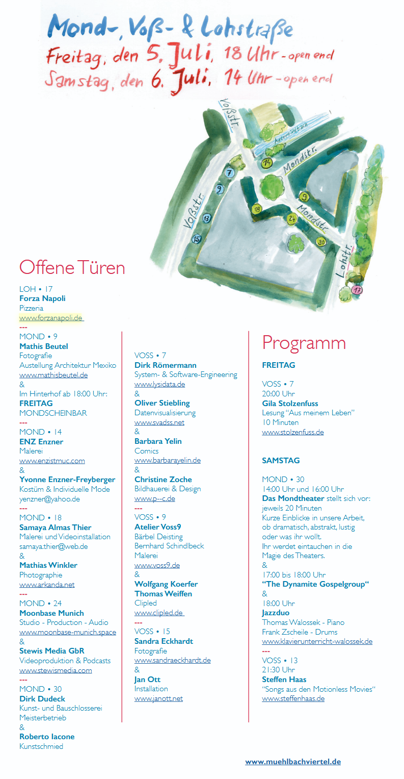 Programm der Mühlbachtage 2019