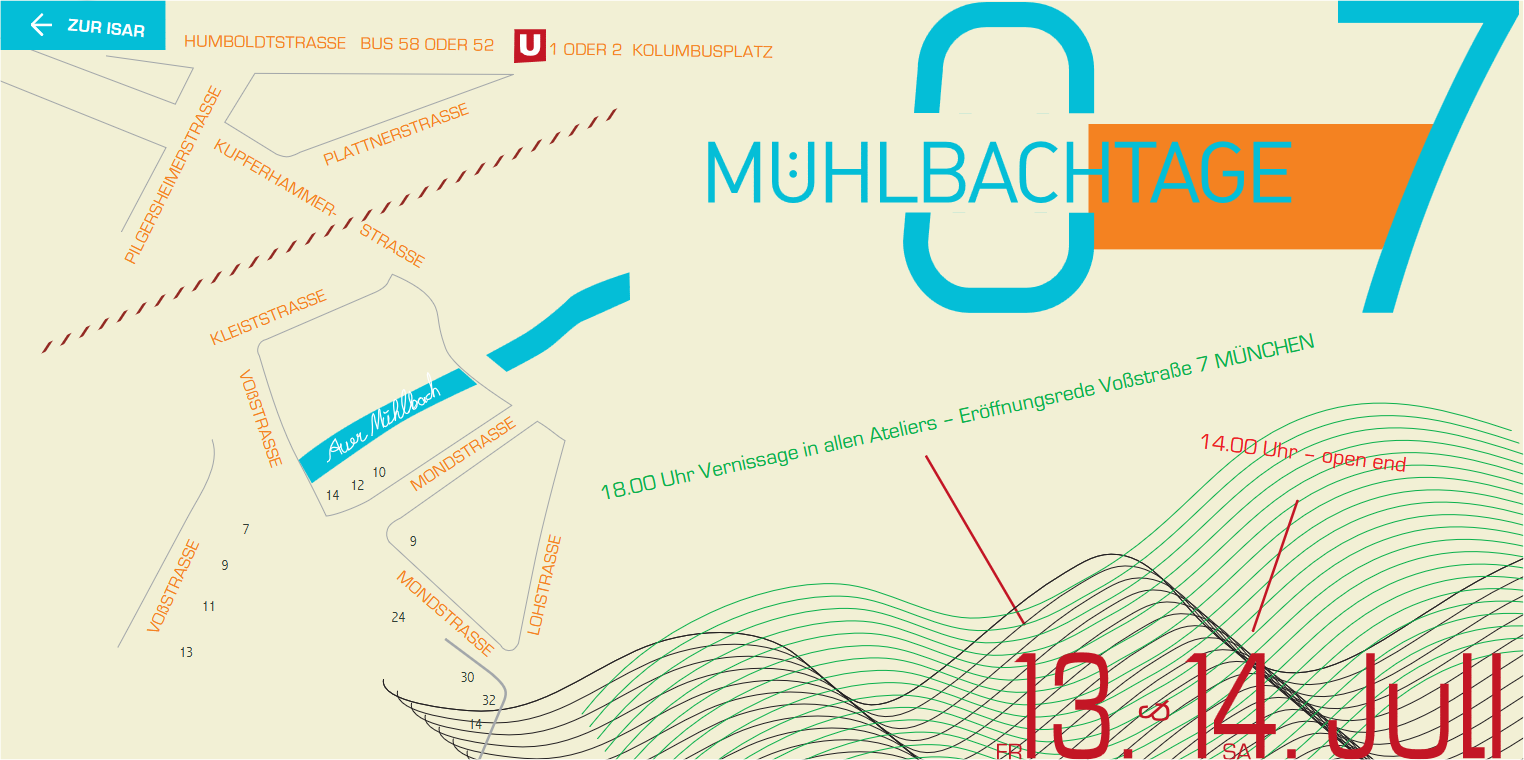 Flyer der Mühlbachtage 2007